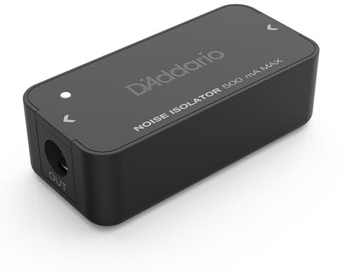 D'Addario Accessories XPND Noise Isolator – Rauschunterdrücker für Gitarrenpedale – Eliminiert Rauschen bei analogen oder digitalen Pedalen in Daisy Chain