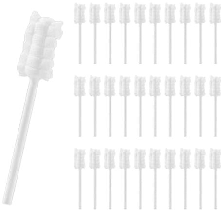 30 Pièces Nettoyant Pour La Bouche De Bébé, Nettoyant Pour La Bouche Pour Bébé, Nettoyant Pour La Bouche, Brosse À Dents Pour Dents De Bébé À Poils Souples, Cotons-Tiges Pour Enfants