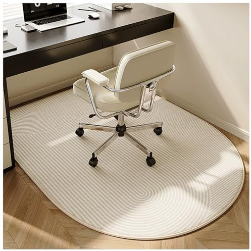 Tapis de chaise de bureau antidérapant en TPR pour sols en bois dur et carrelage, absorption des chocs, isolation phonique, roues coulissantes facilement, tapis de sol antidérapant pour chambre à