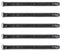Yaoliucp Drone Battery Strap RC UAV Lithium Battery Cable Tie Compatible with FPV 5PCS 15x200mm Black, drone battery strap