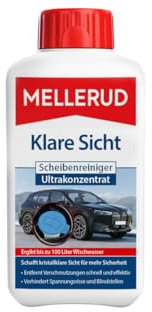 MELLERUD Klare Sicht Scheibenreiniger Ultrakonzentrat | 1 x 0,5 l | Für kristallklare Sicht und streifenfreie Fenster