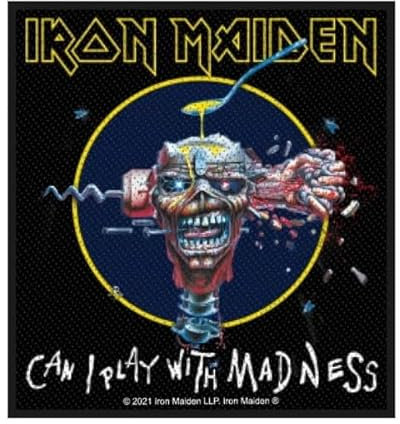 Halle15Clothes Iron Maiden Patch for Your Cowl Can I Play With Madness
