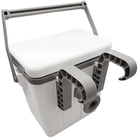 Glacière de piscine, étanche, pour piscine hors sol, boîte rigide, facile à utiliser, portable, gris, noir pour plage, fête, camping, pique-nique