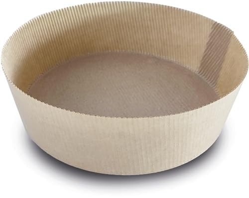 Guardini, Set di 3 stampi alti da forno 19x6 cm, Monouso, Carta da forno antiaderente, 100% compostabile, Made in Italy, Linea Easy Bake Bio