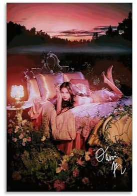 Olivia Poster Rodrigo Music Vintage Singer Für Zimmer, Ästhetische Leinwand-Wandkunst, Schlafzimmer-Dekor Poster 12x18inch(30x45cm)