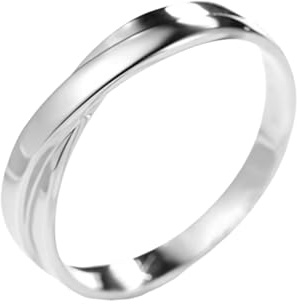 KnSam Antragsring 950 Platinum Echt Gold, Labor Erstellt Diamant Trauringe Klassiker Rundschliff Weiß, Ring PT950, Gr.69 (22.0)