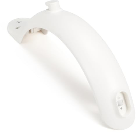 Fesjoy Schmutzfänger für Roller, Hochwertiger M365-Schlammspritzschutz, Einfach zu Montieren, für M365-Fahrer, Nylon, Weiß, 5,3 cm (Weiß)