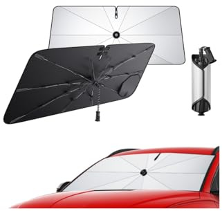 ECOZEN Parasol para Parabrisas Delantero de Coche Hyundai Tucson NX4 2022-2026, Parasol Autoadhesivo Coche Delantero Plegable Protección UV y Solar Parasol de Verano Accesorios Tucson NX4