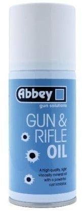 Abbey GUN SOLUTIONS GUN & RIFLE OIL 150ml AEROSOL SPRAY CAN AIRSOFT LUBE #434