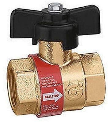327400 Robinet à boisseau sphérique CALEFFI 1/2avec clapet anti-retour intégré