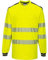 Portwest T185 Lightweight PW3 Hi-Vis Cotton Comfort T-Shirt L/S Yellow/Black, Large