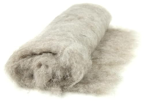 Engelshof Alpakawolle Vlies mittelfein Füllung für Alpaka Kissen 500g (z.B. 40x80cm)