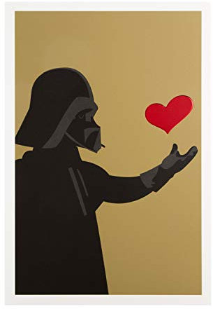 Hallmark Valentinstagskarte – Star Wars Darth Vader & Heart Design