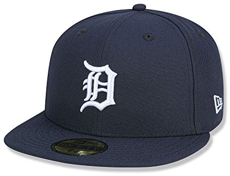 New Era 59Fifty Cap - Authentic Detroit Tigers Navy - 7 3/4