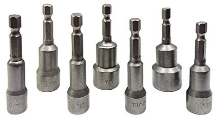 1/4 Hex Magnetic Nut Driver Socket Screwdriver Drill Bit (9mm)