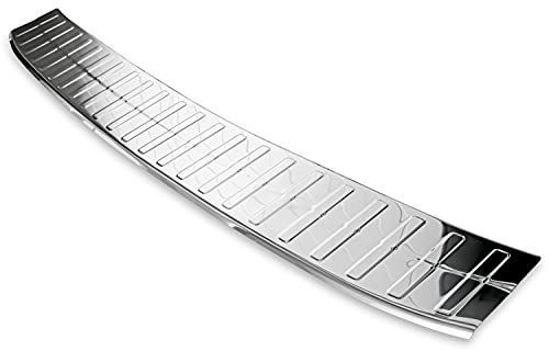 Protection de seuil de Chargement en Acier Inoxydable chromé Compatible avec Citroën C4 Grand Picasso à partir de 2013 - Qualité supérieure RECAMBO