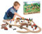 Play Build Holzeisenbahn Set Für Kinder – 80-Teiliges Komplettes Holz Eisenbahnen Set– Interaktives Spiel- Und Lernset – Kreatives Holzeisenbahn-Design – Premium-Qualität Eisenbahn Holz – Ab 3 Jahren