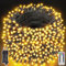 Ollny 60M 600 LED Lichterkette Warmweiß mit Fernbedienung Timer, 8 Modi Wasserdicht für Innen, Balkon, Garten, Party