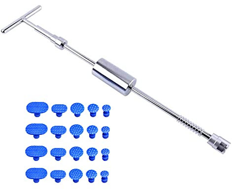 Dent Repair Dent Dent Repair Dent Puller Slide Hammer T-Bar Outil pour le travail du corps, Removal of Vehicle Dents/Hail Damage