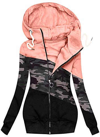 GFPGNDFHG Damen Jumpsuit Hoodie mit Reißverschluss DaunenmäNtel für Skijacke Luisa Cerano Jacke Italien Top Frauen Off Pullover Winterparka Regenponcho äRmel Hemd Ohne