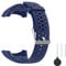 Muovrto Armband für Polar M400, Silikon Ersatzarmbänder Ersatzband für Polar M430 (Dunkelblau)