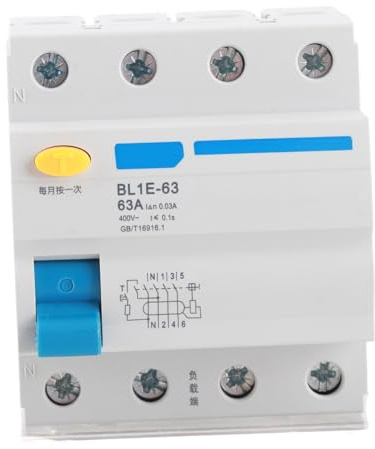Disjoncteur Différentiel BL1E-63 3P+N 63A - Salvavita C63 Triphasé 230V 30mA