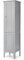 COSTWAY Bathroom Tall Cabinet, Freestanding Storage Cupboard with 2 Doors and 5-Tier Shelves, Wooden Slim High Floor Cabinet for Living Room Kitchen Hallway (Grey)