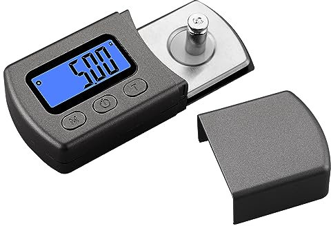 Digital Turntable Stylus Force Scale Gauge 0.01g/5.00g Blue LCD Backlight,CRLITSIY Stylus Pressure Gauge for Tonearm Phono Cartridge