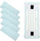 Leifheit Clean Twist M Ergo Micro Duo Lot de 6 serpillères absorbantes en microfibre pour tous les sols
