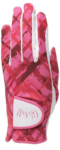 Glove It Damen-Golfhandschuh – Leichter und weicher Cabretta-Leder-Golfhandschuh für Damen, mit UV-Schutz, Hibiskus