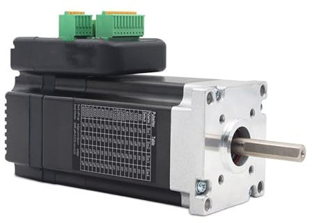 GTPBAO Servo-CNC 140 W, 0,45 Nm, 3000 U/min, 57 mm Flansch, integrierter Servomotor, Nema 23, 36 V DC, 6 A, Servotreiber, 8 mm D-Wellen-Servomotor Industrie-Controller (Size : Without Brake)