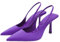 ticticlily Scarpe Slingback con Tacco Pompe Donna con Decorazione A Viola 41 EU
