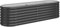 vidaXL Anthracite Oval Garden Raised Bed - Powder-Coated Steel Planter for Outdoor Planting, Vegetables, Herbs, Flowers - 152x40x36 cm, Weather-Resistant
