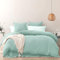 Gezu Housse de Couette 220x240 Vert Olive Couleur Unie Modern Toucher Coton Parure de Lit Adulte 2 Personnes Plus Doux et Plus Confortable Linge de Lit 1 Taie d'oreiller 65x65cm avec Fermeture Eclair