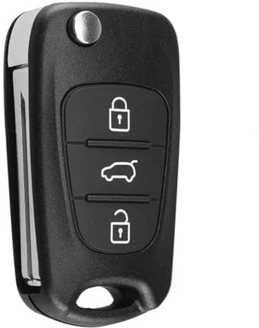 3 Buttons Key Fob Cover Replacement For Hyundai i20 i30 i35 iX20 iX35, For Kia Rondo Ceed Rio Soul Picanto Sportage Sorento Folding Remote Control Car Key Accessories
