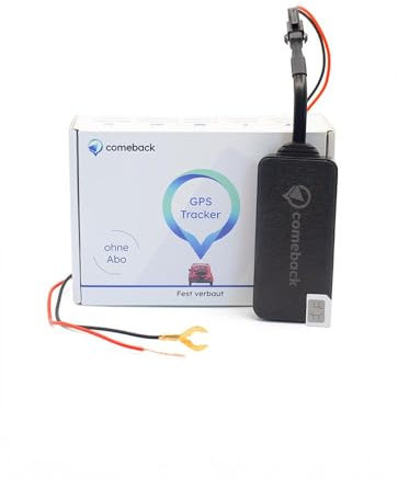 Comeback GPS-Tracker ohne ABO inkl SIM, verbaut, Tracking in der gesamten EU, inkl. Großbritannien und Schweiz, Aktivierung mittels Einmalzahlung, kostenlose App (B0DB1YT93V)