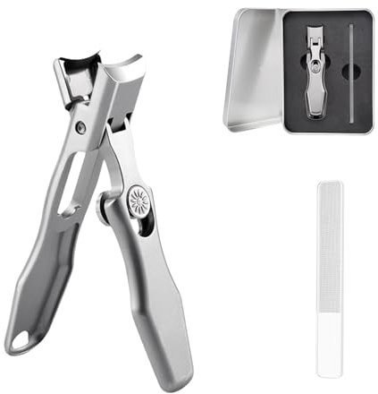 Lima de acero inoxidable para uñas grandes