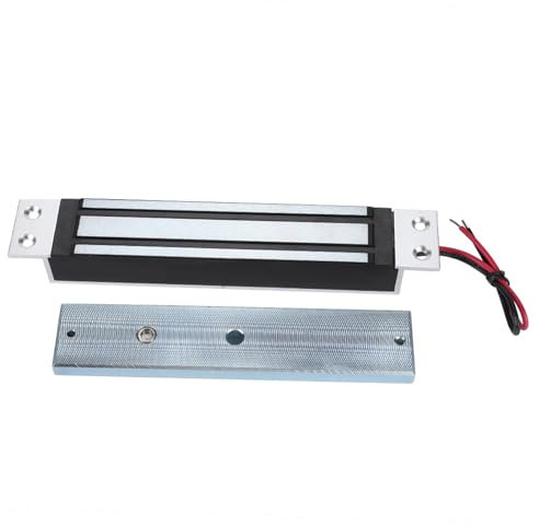 DC12V 280kg/600Lbs Electric Magnetic Lock, High Strength Alloy Secure NC Mode for Wooden Door Glass Door Metal Door Fire Proof Door Anti-Magnetic Design