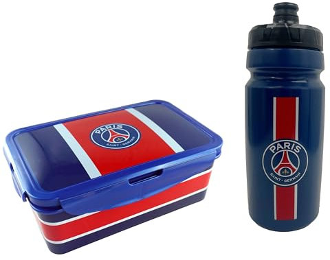 PARIS SAINT GERMAIN Gourde + Boite à sandwich lunch box PSG - Collection officielle
