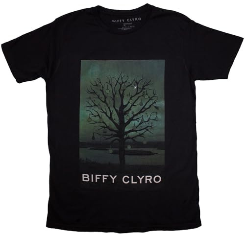 Rock Off officially licensed products Biffy Clyro Black Chandelier Band Logo T Shirt