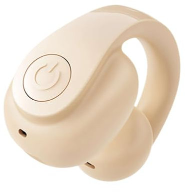 XIAOBAN Open Ear-Clip Wireless Headphones Bluetooth 5.4, New Open Ear Clip on Headphone Clip Type Bluetooth Earphones, Sports Earphones Built-in Microphone with Earhooks (Skin)