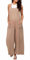 FEOYA Salopette Femme Enceinte Grossesse Jambe Large Maternité Combinaison Amples Pantalon à Bretelles Kaki XL