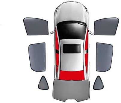 Parasol Interior Parasol Coche Visera Parabrisas Delantero Marco Cortina Lado Trasero Ventana Bebé Parasol Escudo para Volvo para XC60 2ND 2019-2022 2023 2024 XC 60 Lateral Ventana Parasol(7PCS)