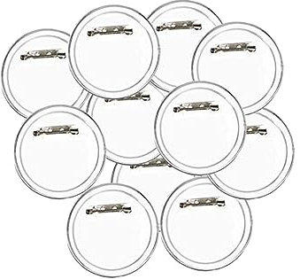 VALICLUD 30stücke Teiliges Acryl Button-badge-kit Runde Ansteckbuttons Mit Durchmesser Transparente Abzeichen Für Kreative Bastelprojekte Und Personalisierte Designs Inklusive Rostfreier