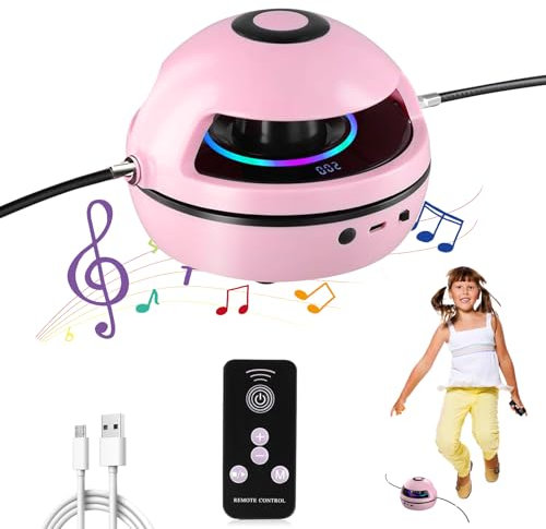 Infreecs Cuerda de saltar electrónica, cuerda de saltar electrónica, inteligente Bluetooth, máquina inteligente de saltar, 10 niveles de velocidad, pantalla LED, para fiestas, hogar