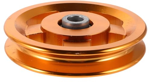 GRIRIW Aluminium Seilrolle 88mm für Fitnessgeräte Kugelgelagert rutschfest Robustes Zubehör für Kabelzugmaschinen und Heimfitnessstudio