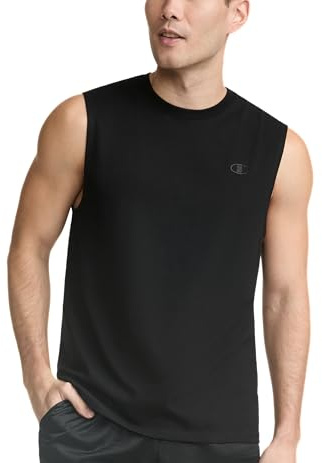Champion Men's Muscle T-Shirt, Sleeveless, Muscle Tank, Classic Muscle Tee Top for Men (Reg. Or Big & Tall) T-Shirt (Pack of 1)