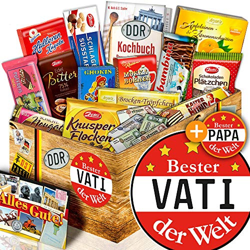 Bester Vati der Welt/Ost Schokolade/Papa Geschenk