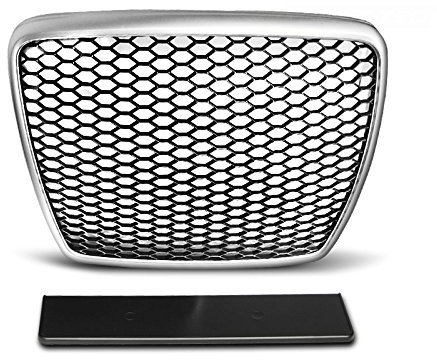 KÜHLERGRILL SPORTGRILL GRAU15 SILBER RS-LOOK
