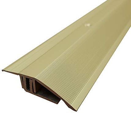 ufitec® Profi Smart Profilsystem für Vinylböden - geeignet für Belagshöhen von 5-9 mm - ALU eloxiert - Gold Hell - (Höhenausgleichsprofil - Länge: 270 cm, Gold Hell)